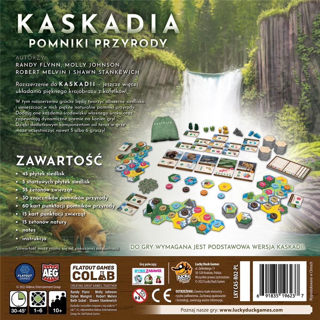 Kaskadia: Pomniki przyrody