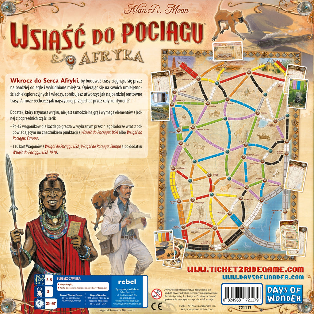 Wsiąść do Pociągu: Kolekcja Map 3 - Afryka