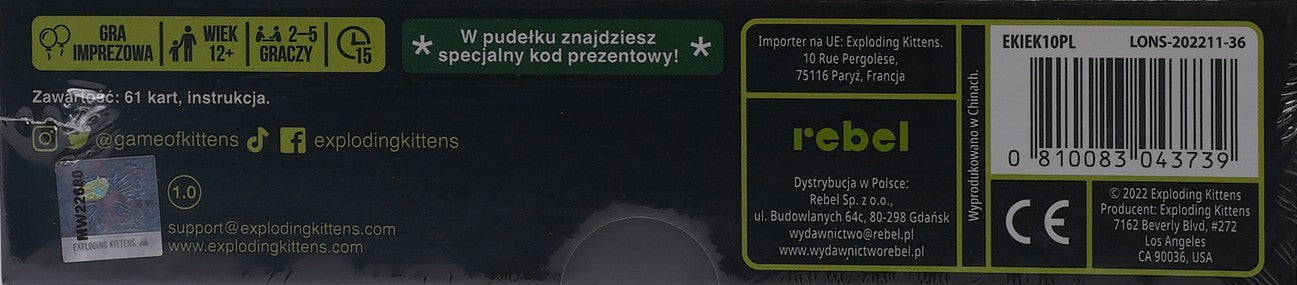 Eksplodujące Kotki: Zombie