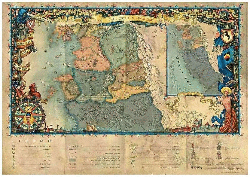 Good Loot Puzzle: Wiedźmin - The Nothern Kingdoms (1000 elementów)