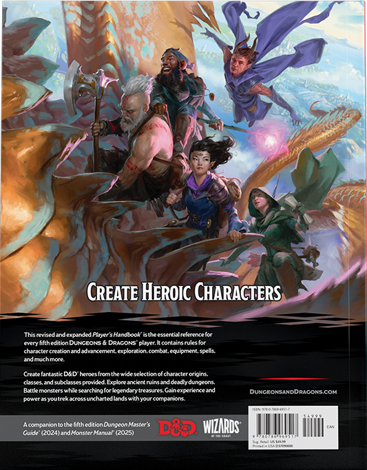 Dungeons & Dragons: Player's Handbook (2024)